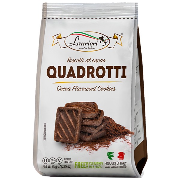 (image for) Confections: Laurieri Quadtotti Cocoa Cookies~bag